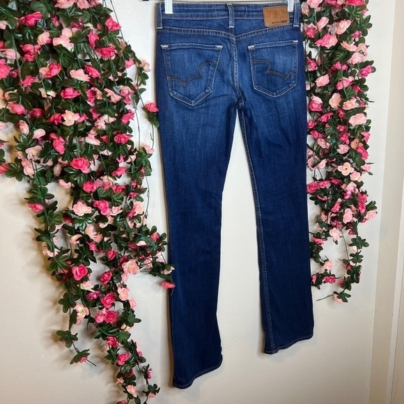🌹Big Star 1974 Hazel Mid Rise Boot Jeans Dark Wash Blue Women’s 27L Casual - Picture 4 of 11